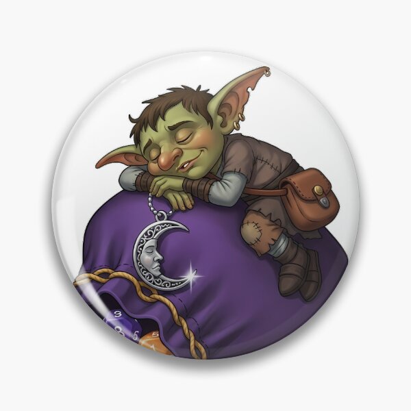 Item preview, Goblin Dice Bag Moon Charm designed and sold by pumsquare.