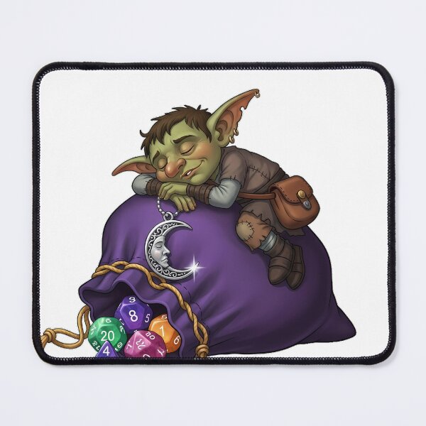 Item preview, Goblin Dice Bag Moon Charm designed and sold by pumsquare.