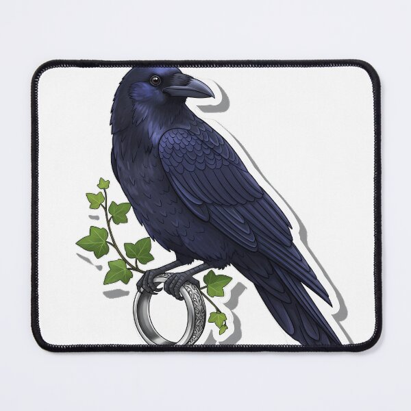 Item preview, Crow Silver Ring Small Ivy Leaves designed and sold by pumsquare.