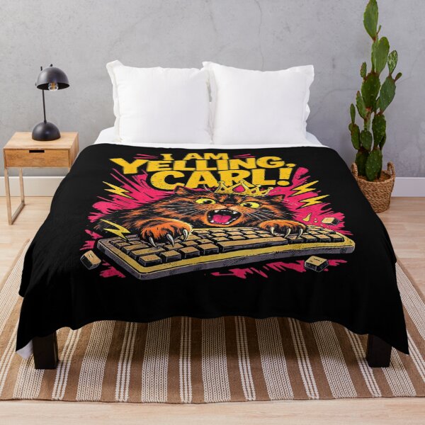 Item preview, Divertido meme del gato "Estoy gritando" de Carl Donut designed and sold by ZalcArtStore.