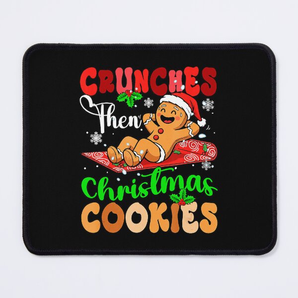 Item preview, Crunches Then Christmas Cookies Funny Gym Holiday designed and sold by eliramaison.