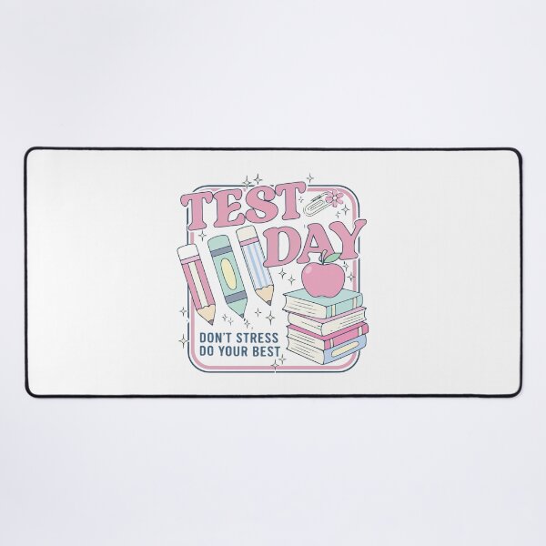 Item preview, Retro Test Day Teacher Dont Stress Do Your Best School Motivation Design designed and sold by kiralynstration.