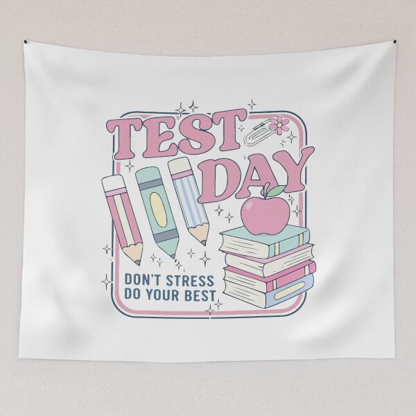 Item preview, Retro Test Day Teacher Dont Stress Do Your Best School Motivation Design designed and sold by kiralynstration.