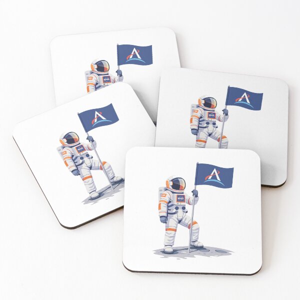 Item preview, Artemis Astronaut Lunar Landing - Modern Vector designed and sold by Antonrec86.