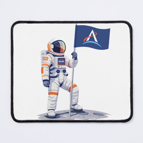 Item preview, Artemis Astronaut Lunar Landing - Modern Vector designed and sold by Antonrec86.