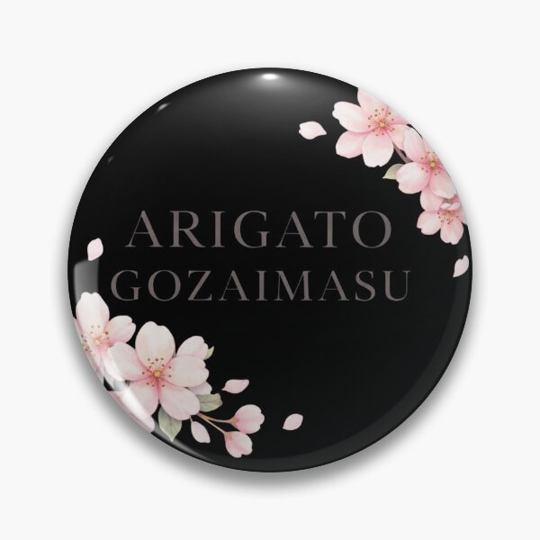 Item preview, Arigato Gozaimasu Sakura Cherry Blossom Japan Aesthetic Design designed and sold by ArcanePrintsxo.