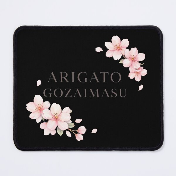 Item preview, Arigato Gozaimasu Sakura Cherry Blossom Japan Aesthetic Design designed and sold by ArcanePrintsxo.