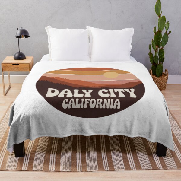 Item preview, Daly City California: Warm Coastal Sunset Badge designed and sold by CircinusStore.