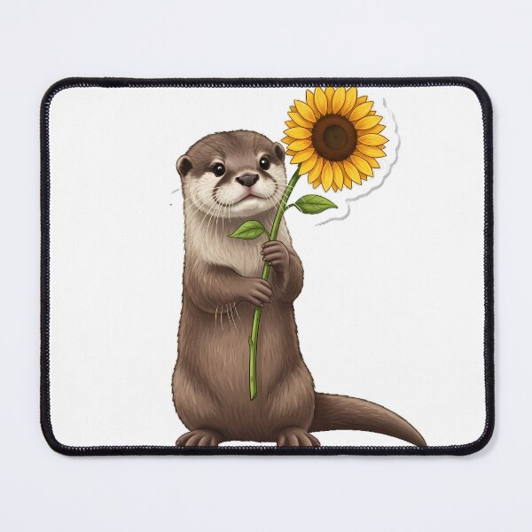 Artikelvorschau, Kleiner Otter, ein Sonnenblumenstiel entworfen und verkauft von pumsquare.