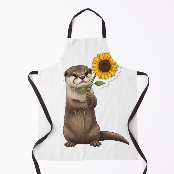 Artikelvorschau, Kleiner Otter, ein Sonnenblumenstiel entworfen und verkauft von pumsquare.