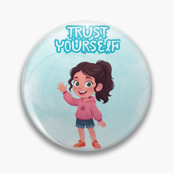 Item preview, Trust Yourself Cute Girl Motivational Quote Design designed and sold by Cutethings3.