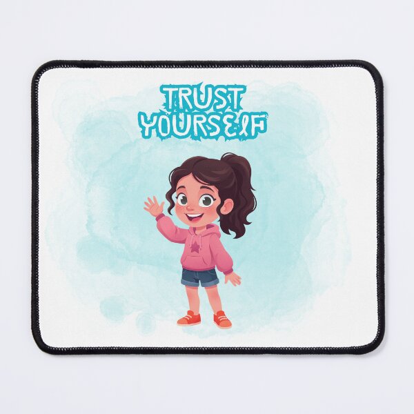 Item preview, Trust Yourself Cute Girl Motivational Quote Design designed and sold by Cutethings3.