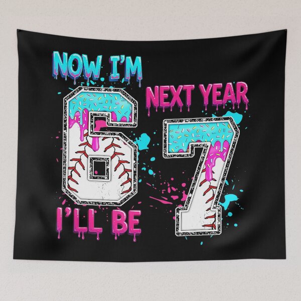 Item preview, Now I’m 6 Next Year I’ll Be 7 Funny Birthday designed and sold by miaa-artistshop.