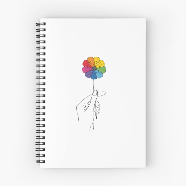 Item preview, Rainbow flower in hand designed and sold by uunaa.