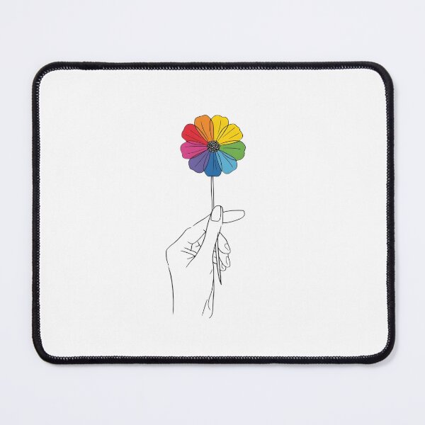Item preview, Rainbow flower in hand designed and sold by uunaa.