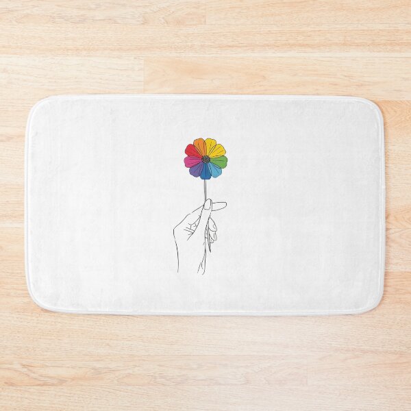 Item preview, Rainbow flower in hand designed and sold by uunaa.