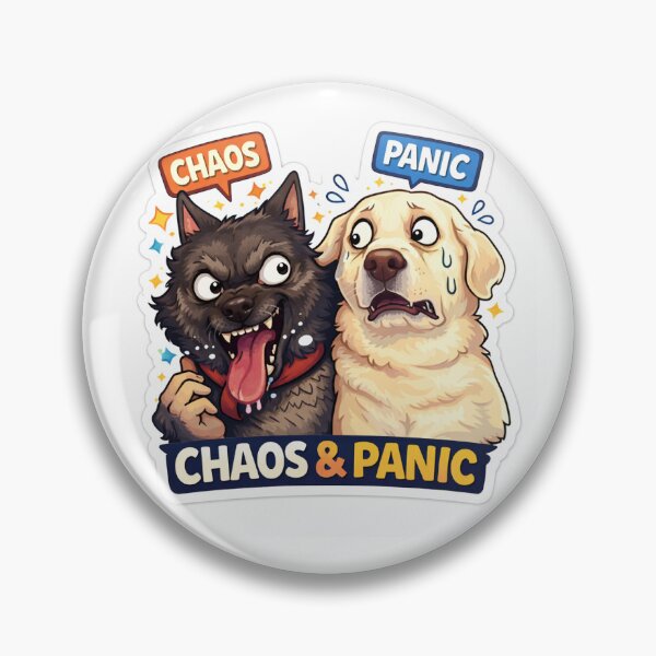 Item preview, Chaos and Panic designed and sold by Meme Studio.