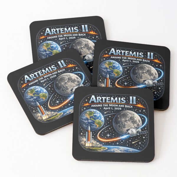 Item preview, Artemis 2 Journey Around the Moon and Back 2026  designed and sold by ZalcArtStore.