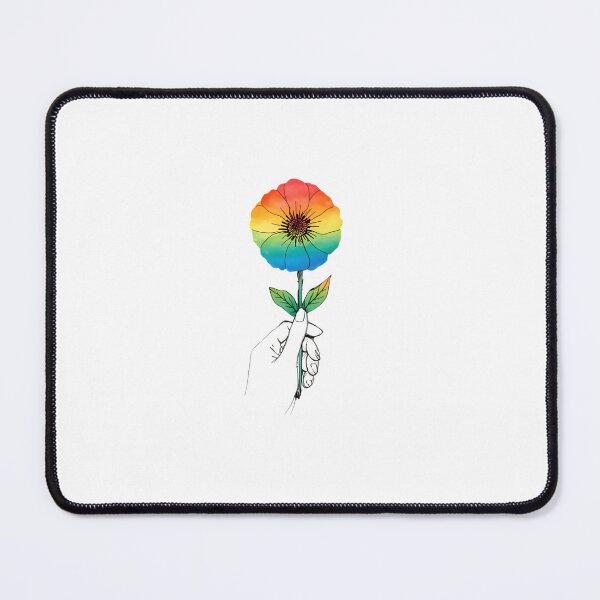 Item preview, Rainbow flower in hand designed and sold by uunaa.