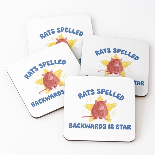 Item preview, rats spelled backwards is star- funny animal weird designed and sold by liora1pastel.