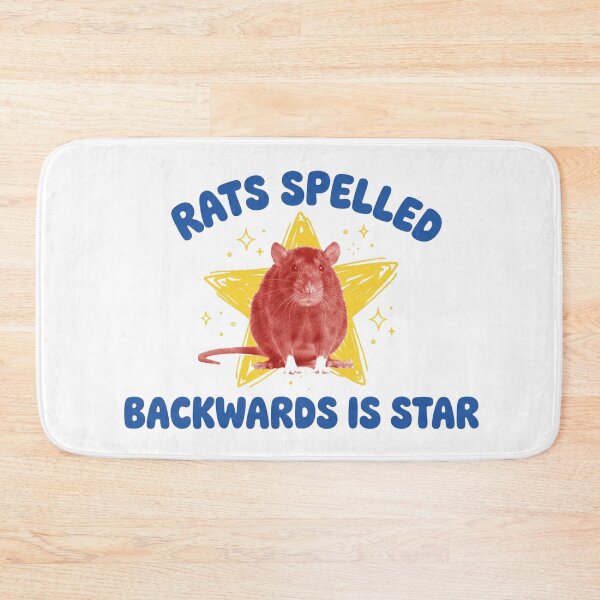 Item preview, rats spelled backwards is star- funny animal weird designed and sold by liora1pastel.