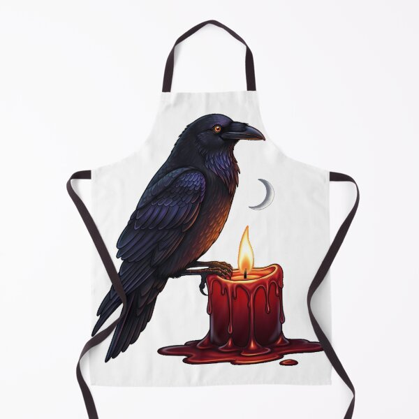 Item preview, Raven Melting Candle Tiny Crescent designed and sold by IllumeInk.