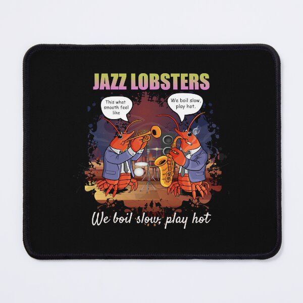 Item preview, Funny Jazz Music Gift Men Ironic Saxophone Lobsters designed and sold by DSWShirts.