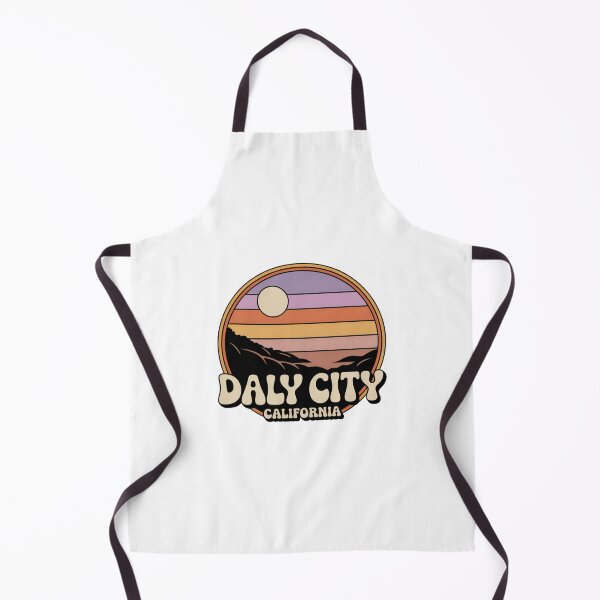 Item preview, Daly City California: Retro Vibrant Sunset Badge designed and sold by CircinusStore.