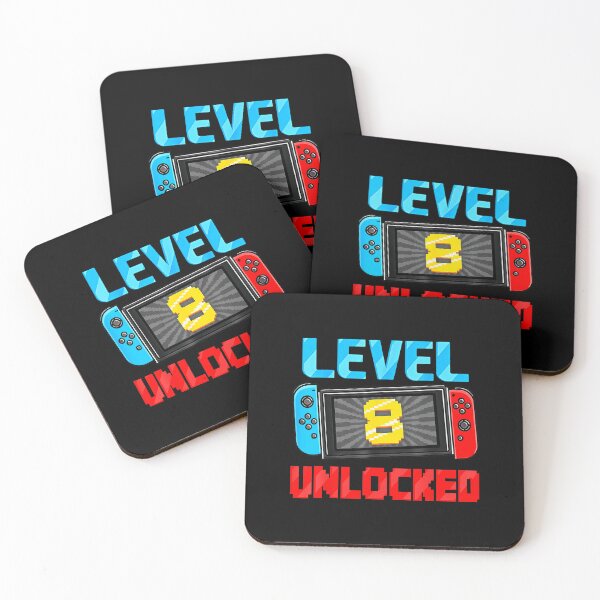 Item preview, Level 8 Unlocked Gamer 8th Birthday  designed and sold by FGTV2021.