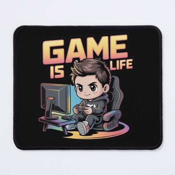 Item preview, Game Is Life – Gamer Boy Gaming designed and sold by Art Bloom Studio.