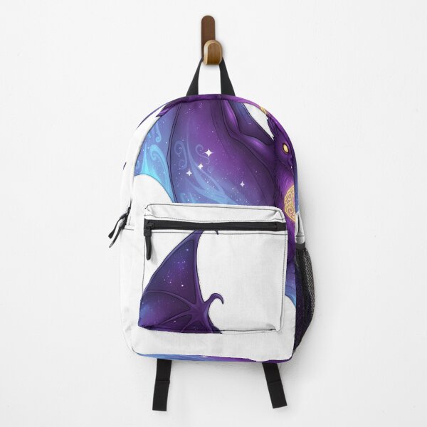 Item preview, Purple Celestial Bat Golden Moon Charm designed and sold by IllumeInk.
