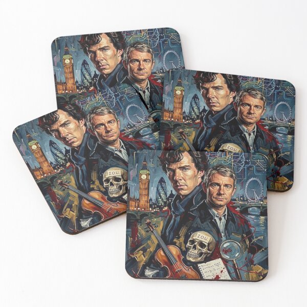 Item preview, The Science of Deduction: Modern Sherlock Oil Art designed and sold by Art's Diner.