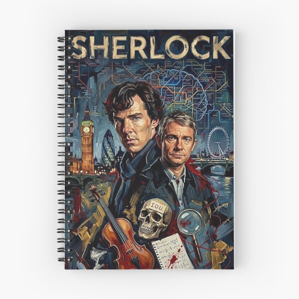 Item preview, The Science of Deduction: Modern Sherlock Oil Art designed and sold by Art's Diner.
