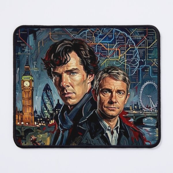 Item preview, The Science of Deduction: Modern Sherlock Oil Art designed and sold by Art's Diner.