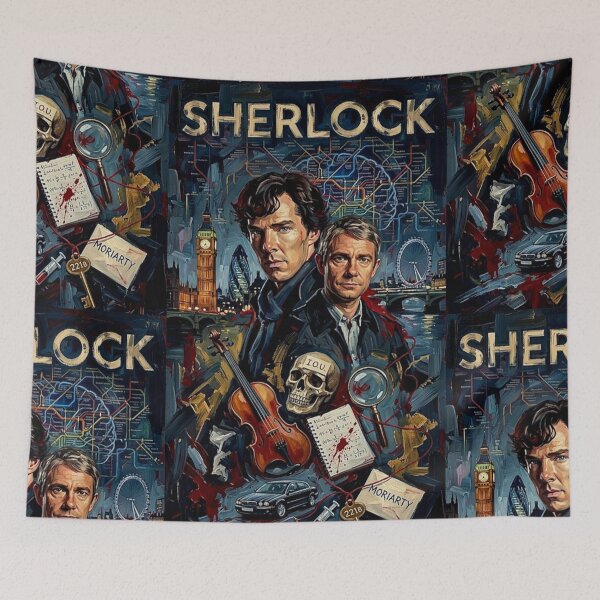 Item preview, The Science of Deduction: Modern Sherlock Oil Art designed and sold by Art's Diner.