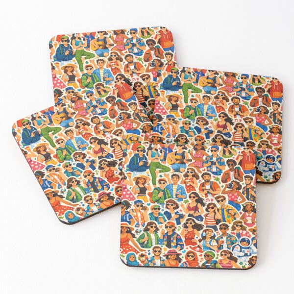 Item preview, Vibrant summer diversity of people designed and sold by Sigtrix.
