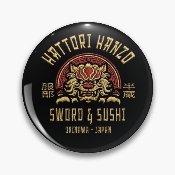 Item preview, Hattori Hanzo Sword and Sushi Logo designed and sold by andreisky.