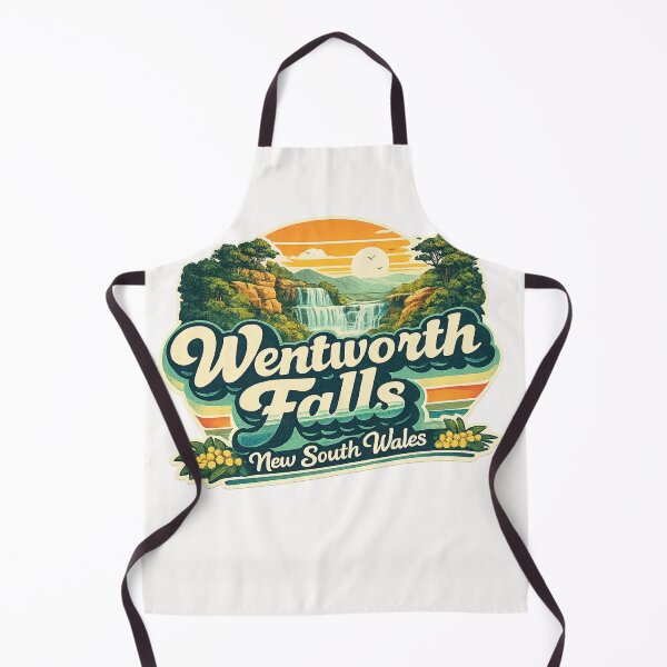 Item preview, Wentworth Falls Blue Mountains Waterfall Sunset in New South Wales Australia designed and sold by Places On Earth.