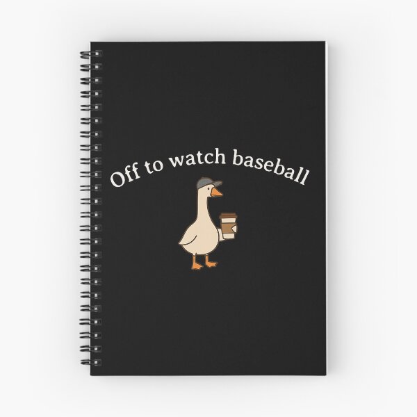 Item preview, Off to Watch Baseball Funny Goose Meme  designed and sold by miaa-artistshop.