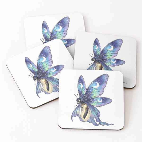 Item preview, Firefly Veil Familiar Moonlit Wings designed and sold by IllumeInk.