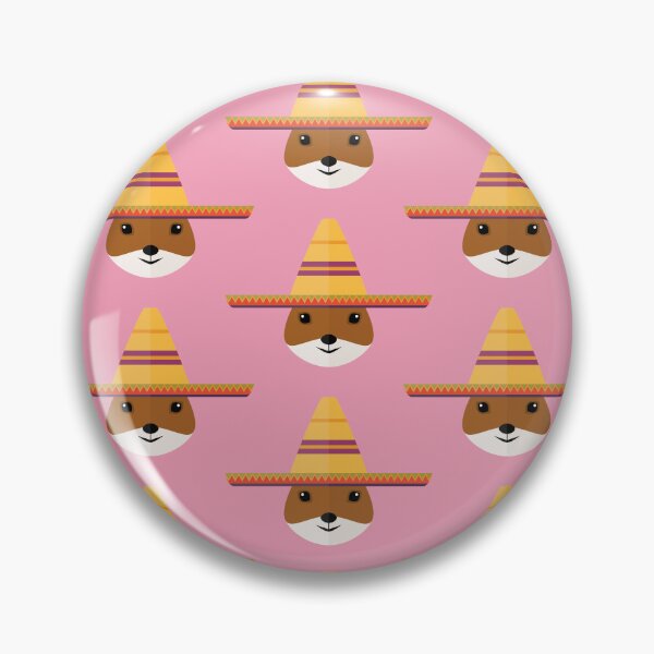 Item preview, Squirrels with sombrero hat on pink designed and sold by reneesillus.