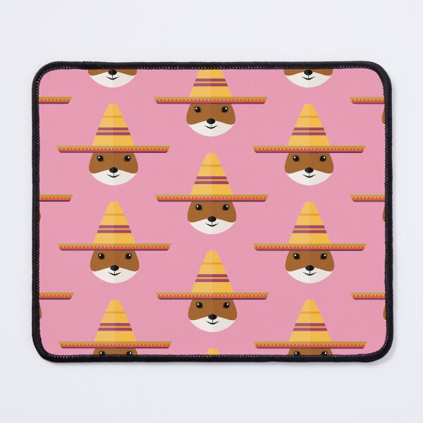 Item preview, Squirrels with sombrero hat on pink designed and sold by reneesillus.