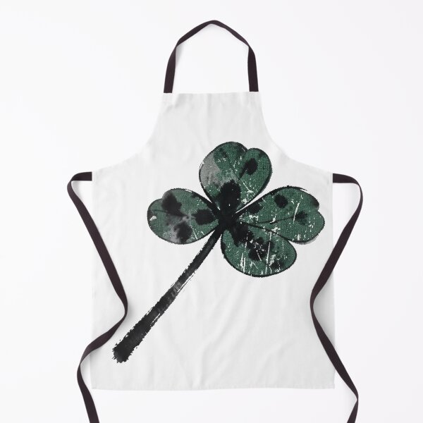 Item preview, Distressed Sumi-e Four Leaf Clover Ink Wash Art designed and sold by Bloomkept.
