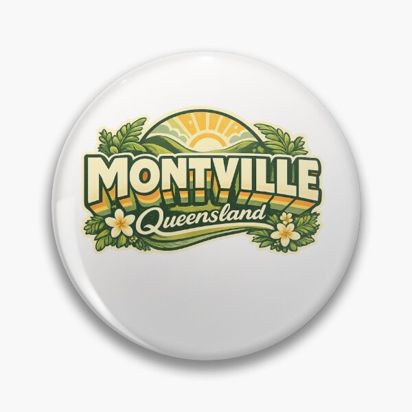 Item preview, Montville Sunshine Coast Hinterland with Glass House Mountains Queensland designed and sold by Places On Earth.