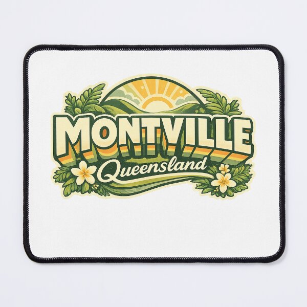 Item preview, Montville Sunshine Coast Hinterland with Glass House Mountains Queensland designed and sold by Places On Earth.