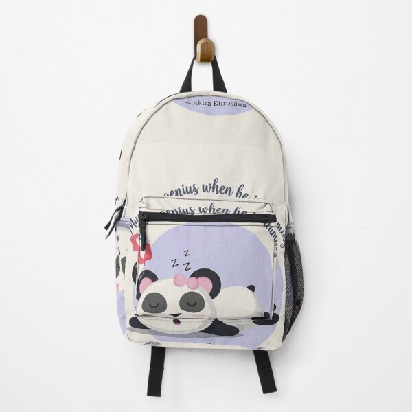 Item preview, Sleeping Panda Dream Quote – Cute Kawaii Panda Illustration with Inspirational Quote designed and sold by RushVibeWear.