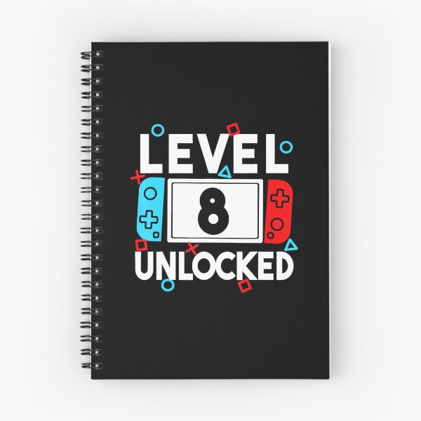 Item preview, Level 8 Unlocked 8th Birthday Gamer Design Retro Gaming  designed and sold by FGTV2021.