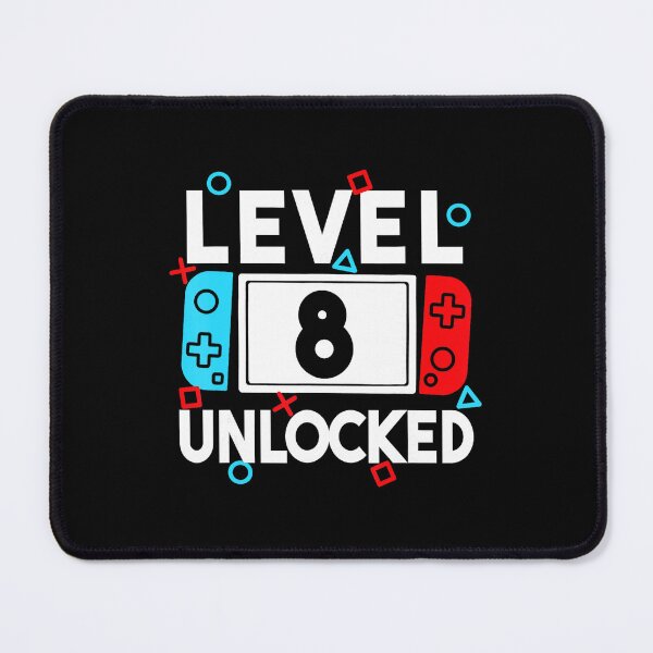 Item preview, Level 8 Unlocked 8th Birthday Gamer Design Retro Gaming  designed and sold by FGTV2021.