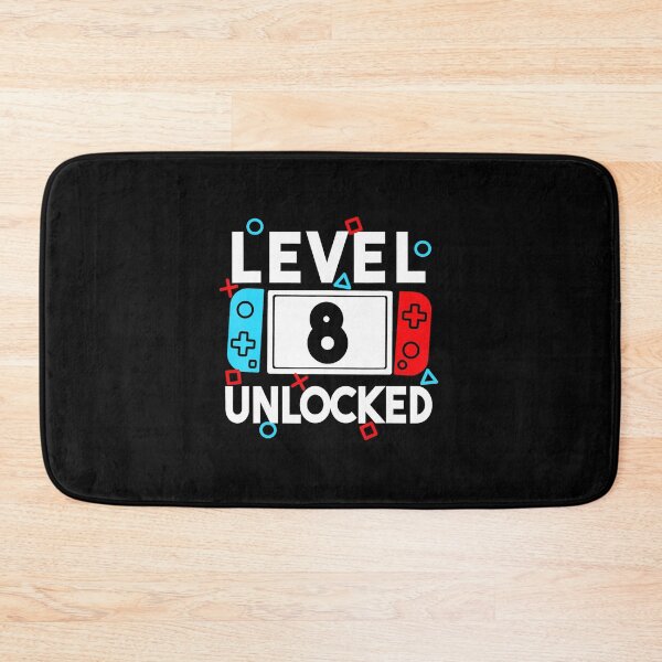 Item preview, Level 8 Unlocked 8th Birthday Gamer Design Retro Gaming  designed and sold by FGTV2021.