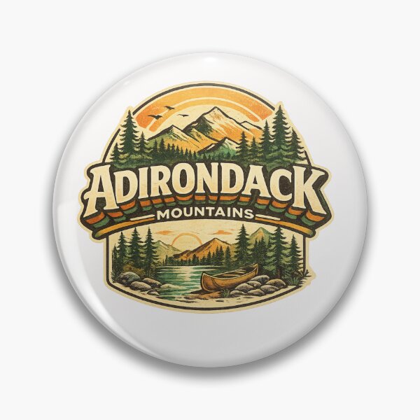 Item preview, Adirondack Mountains Lake and Forest Landscape in New York United States designed and sold by Places On Earth.